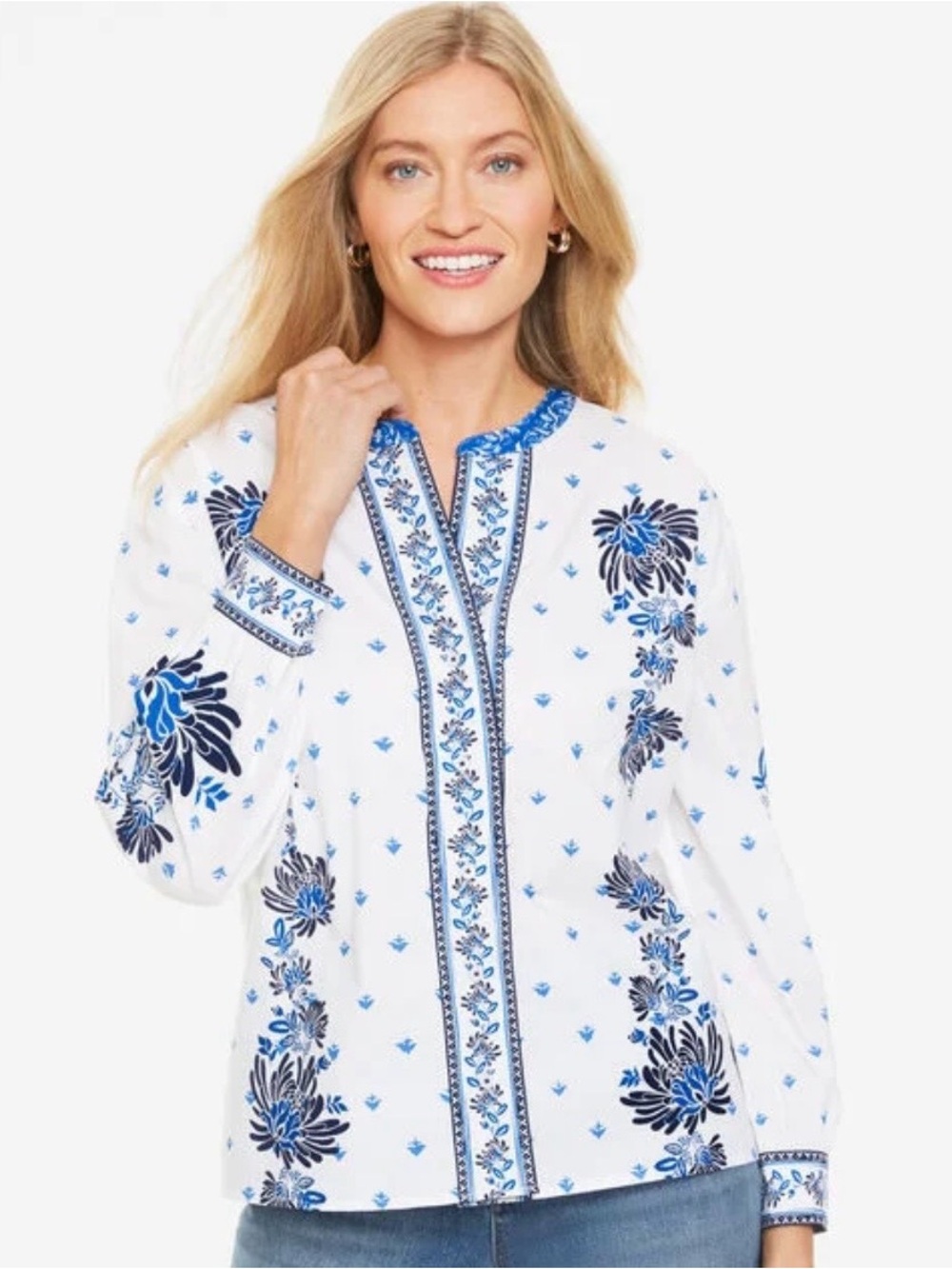Talbots Top 💙 NEW